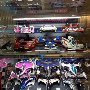 사이버포뮬러gpx tv판 베리어블액션 6종+장식장 팝니다