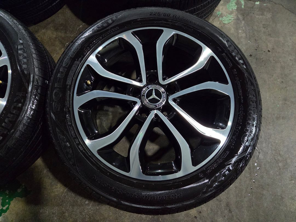 벤츠 W205 C클래스 17인치 정품 휠타이어 이미지