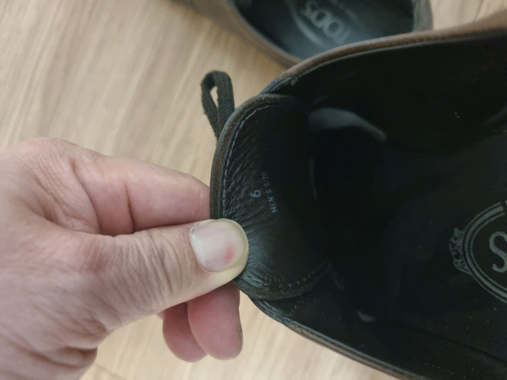 토즈 브라운 윙팁 가죽 구두 tods 6사이즈 250 이미지