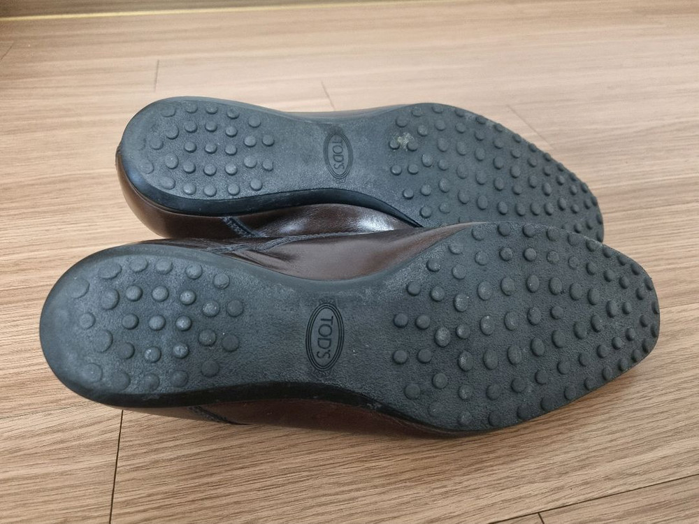 토즈 브라운 윙팁 가죽 구두 tods 6사이즈 250 이미지