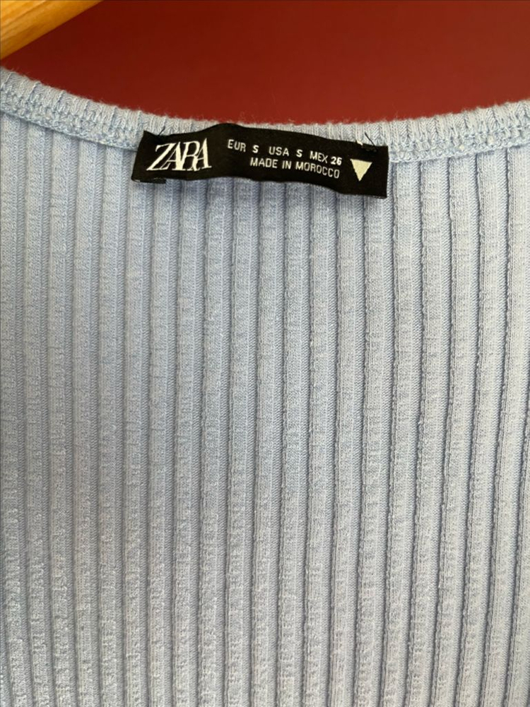 자라 ZARA 골지 랩 원피스 S--3