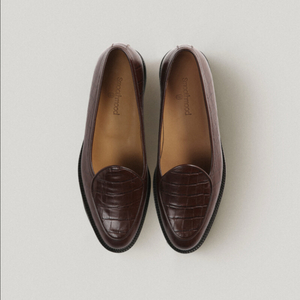 스무드무드 스무스무드 Gwyneth Crocodile Embossed Loafer 240 사이즈