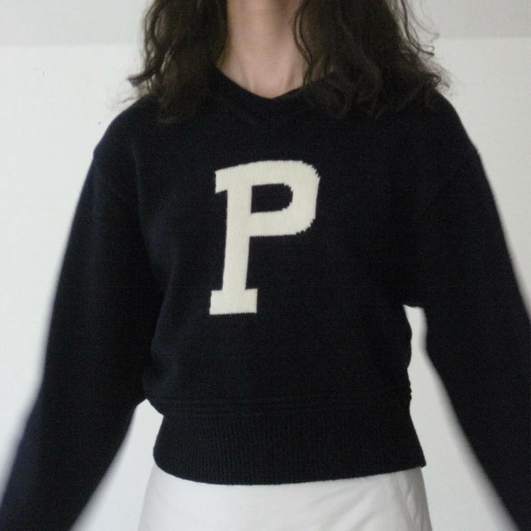 스무드무드 스무스무드 Navy Keyboard Knit 이미지