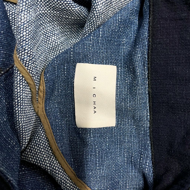 [55-66] 미샤(MICHAA) 데님 7부 롱 청자켓 코트--10