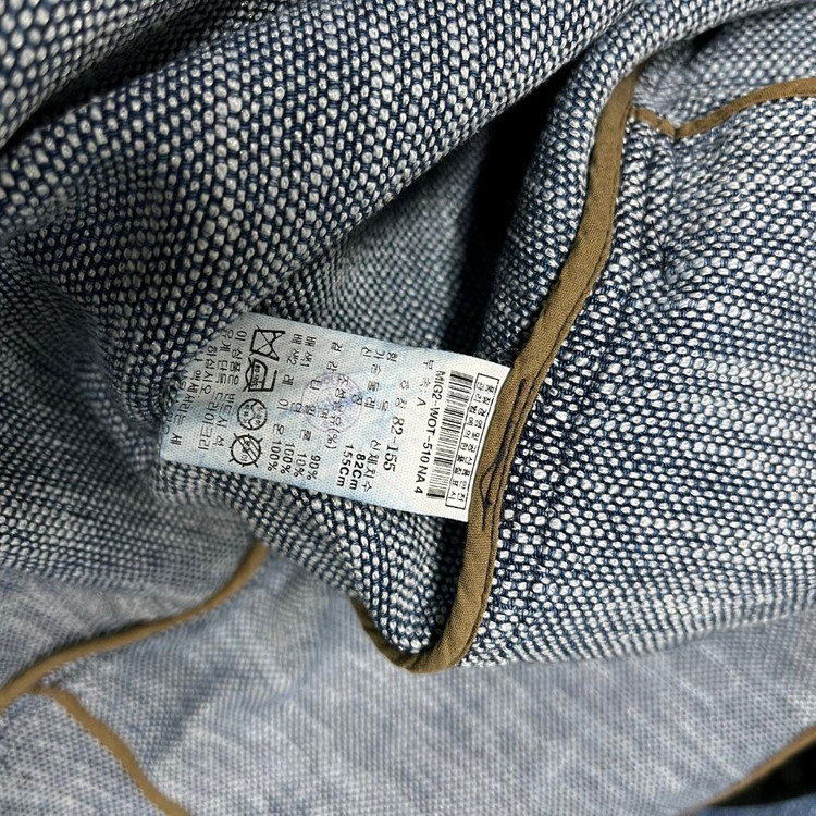 [55-66] 미샤(MICHAA) 데님 7부 롱 청자켓 코트--6