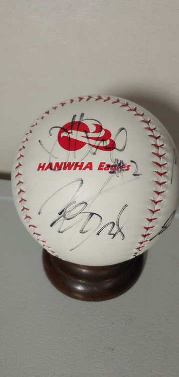 한화이글스 대형구 사인볼--1