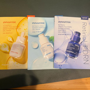 이니스프리 겔 마스크 레티놀 PDRN 비타민C (다량판매가능) 이미지