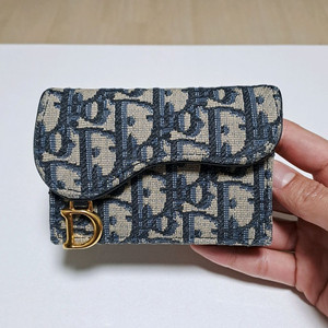 [100%/정품] 디올 오블리크 자카드 카드지갑, 디올지갑,디올카드지갑,디올카드홀더