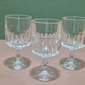 빈티지 크리스탈 굽잔.개당가