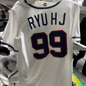 야구 국가대표 WBC 류현진 유니폼 S 사이즈
