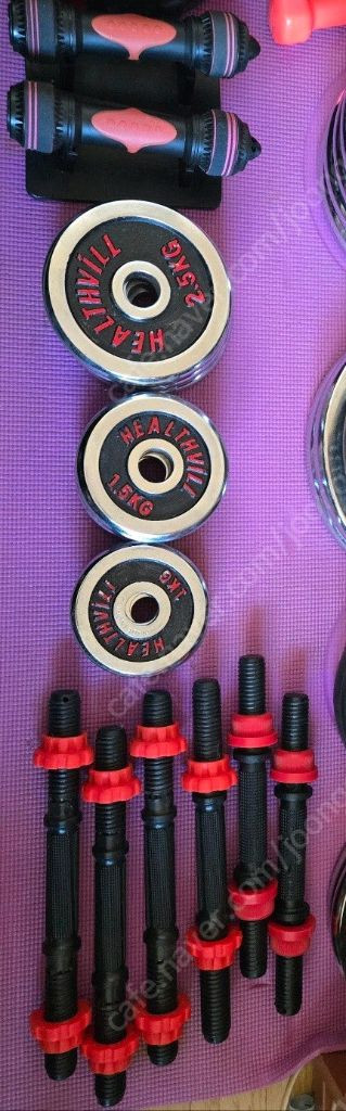 바디엑스 멀티벤치프레스 풀셋트, 원판 봉 아령 등 이미지