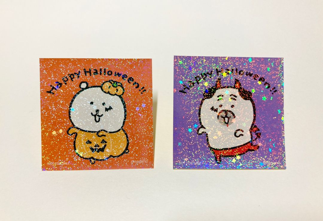 농담곰 할로윈 특전 스티커 입니다. (10개 풀세트) 담곰이 나가노마켓 이미지