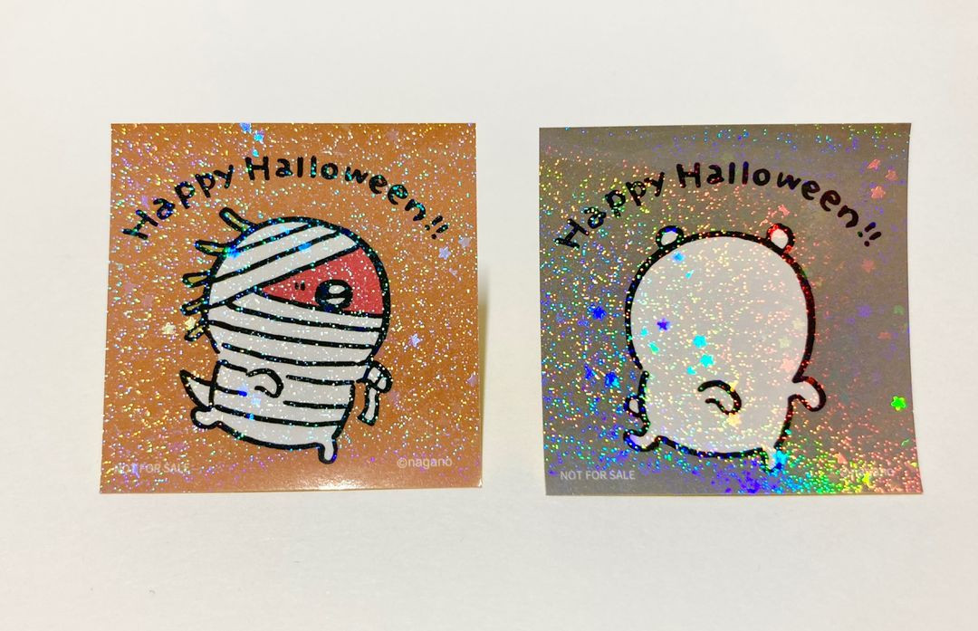 농담곰 할로윈 특전 스티커 입니다. (10개 풀세트) 담곰이 나가노마켓 이미지