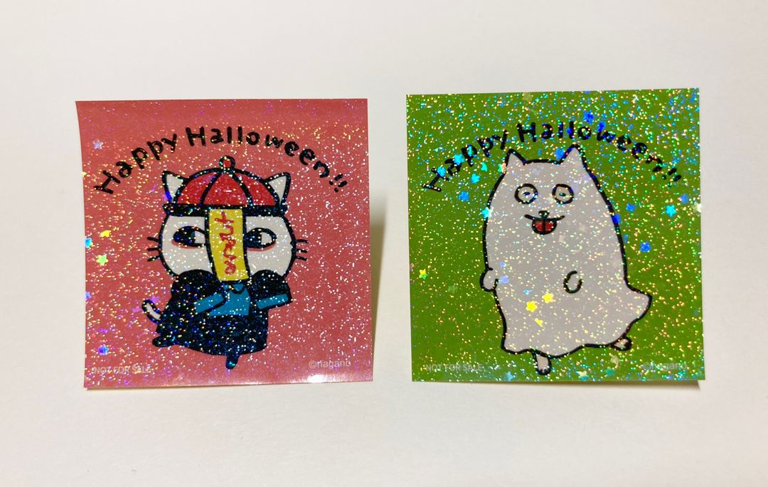 농담곰 할로윈 특전 스티커 입니다. (10개 풀세트) 담곰이 나가노마켓 이미지