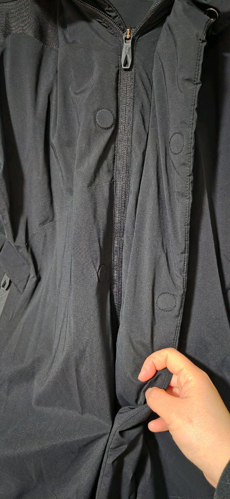 스파이더 구스다운 롱패딩 블랙 색상 90(S) 거의 새제품 택포--2