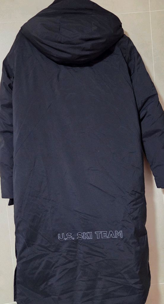 스파이더 구스다운 롱패딩 블랙 색상 90(S) 거의 새제품 택포--3