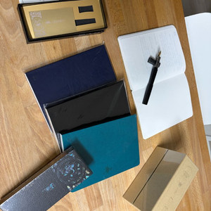 [풀세트] 김어준 베개 만년필 18K 금촉 + 전용 잉크 + 노트 이미지