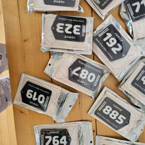 0.1통 라이더 배번표 가격제시 설명참고 이미지