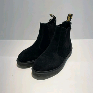 닥터마틴 2976 블랙 스웨이드 첼시 부츠. 새상품. UK9