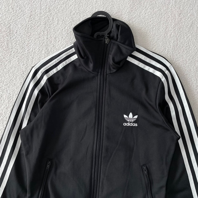 90 아디다스 여성 파이어버드 블랙 백로고 져지 이미지