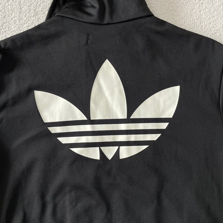 90 아디다스 여성 파이어버드 블랙 백로고 져지 이미지