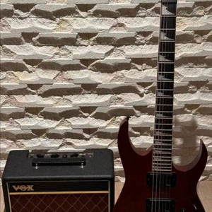 아이바네즈 일렉기타 + 앰프 + gp100 이펙터