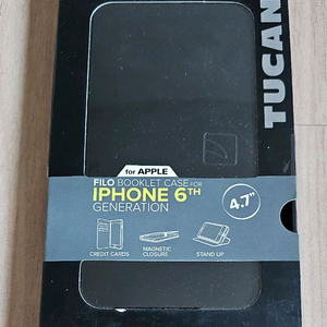 (새상품)(TUCANO) FILO BOOKLET CASE 아이폰 6 / 6S 스마트폰 케이스 이미지