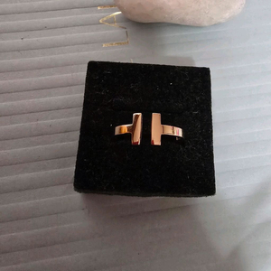 18k핑크골드 티반지