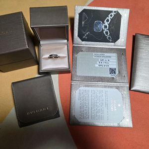 불가리 인피니토 웨딩밴드 48사이즈 (플래티넘/1다이아) 웨딩링 커플링 이미지