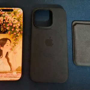 아이폰 16 Pro 256 블랙 / 배터리100% / 애케플 27년8월 / 정품 케이스+카드지갑