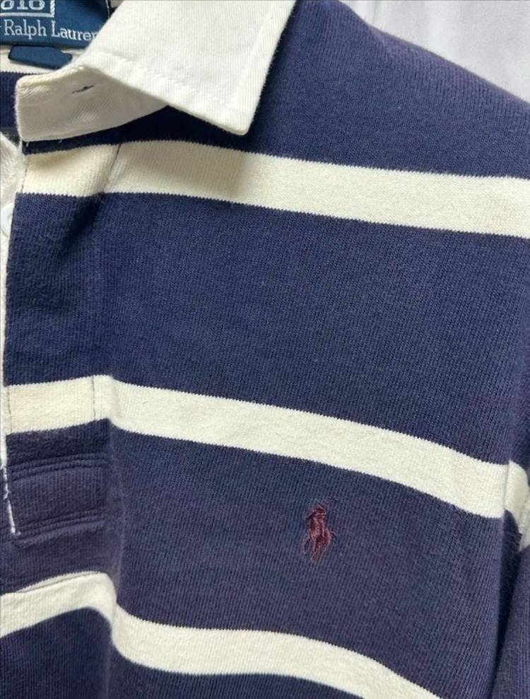 no.79 폴로 랄프로렌 네이비스트라이프 럭비티 이미지