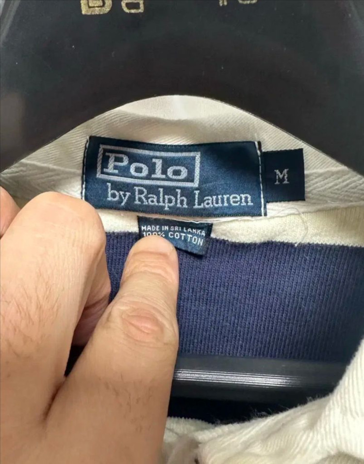 no.79 폴로 랄프로렌 네이비스트라이프 럭비티 이미지