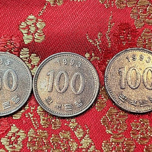 1993년 100원 동전 10개일괄 이미지