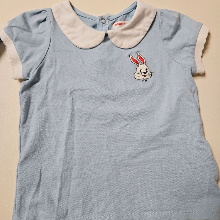 베베드피노100사이즈 상의2개+반바지 일괄 이미지