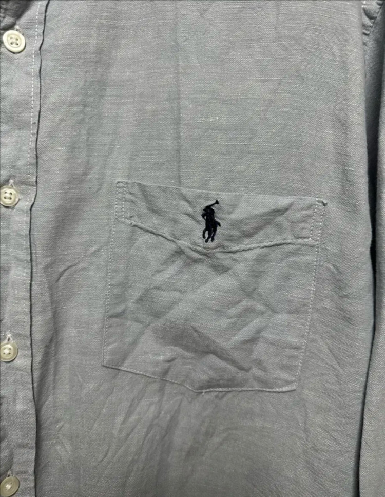 no.144 폴로 랄프로렌 옥스포드셔츠 그레이 xxl--2