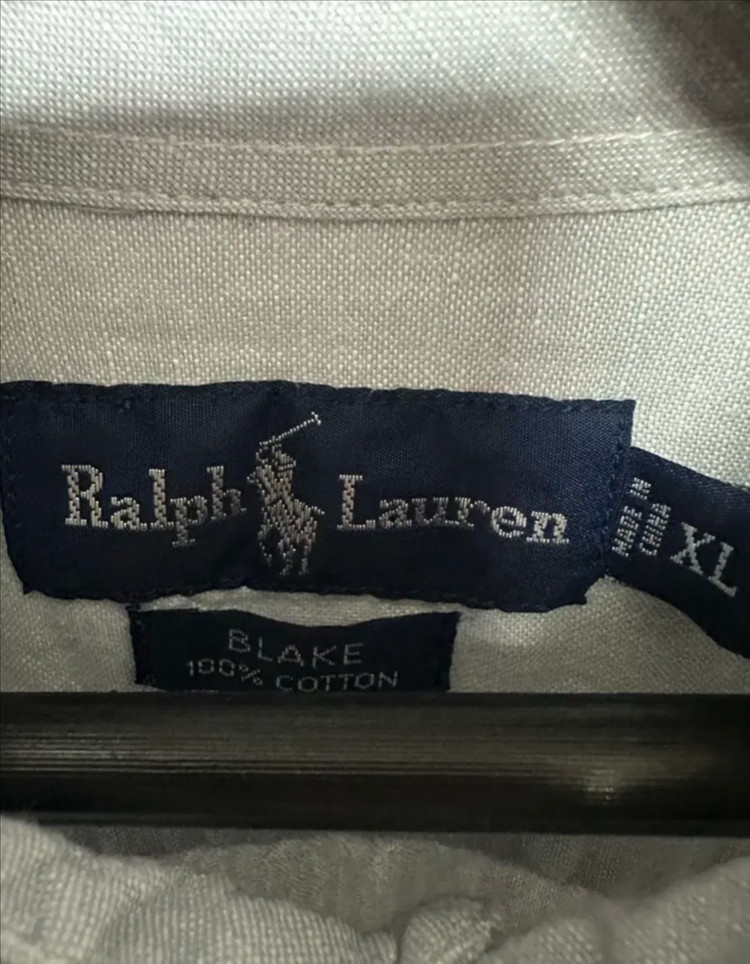 no.144 폴로 랄프로렌 옥스포드셔츠 그레이 xxl--3