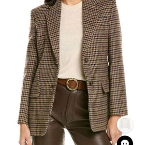 막스마라 위켄드 마르테세 울 블레이제 브라운 자켓/38