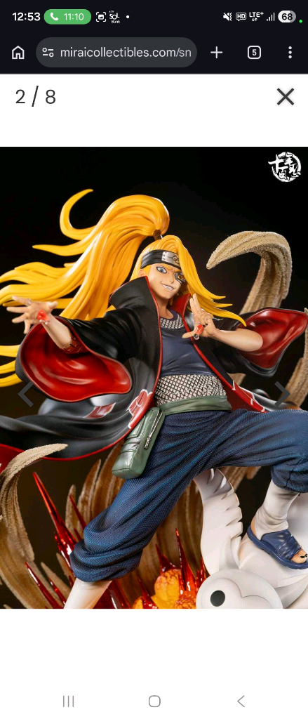 십년백인 데이다라 나루토 레진 피규어 팝니다! 이미지