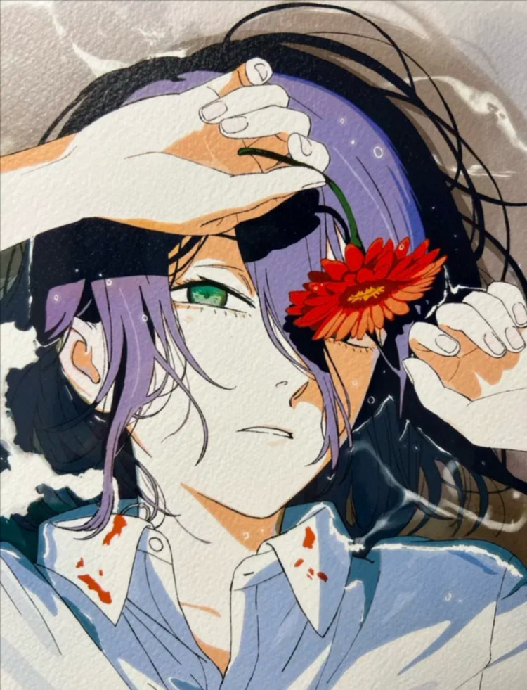 체인소맨 아트그라피 포스터 A--4