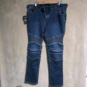 새상품!!바이크 보호대 청바지 바이커진 코미네 라이더 청바지 3XL 이미지