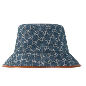 구찌 GG 데님 버킷햇 사이즈 58 M 이미지