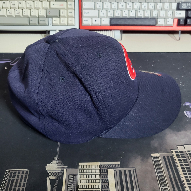 롯데자이언츠 선수 지급용 야구모자--2