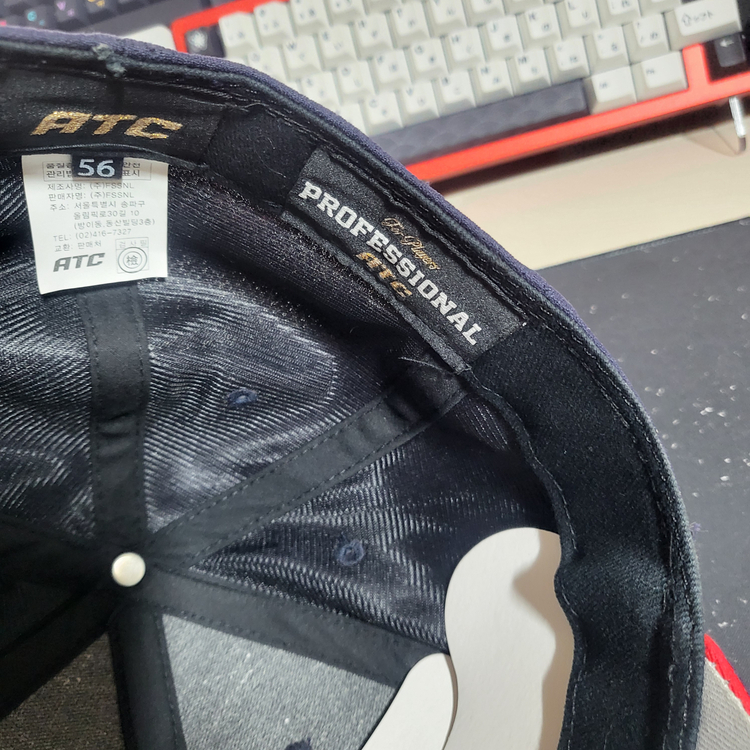 롯데자이언츠 선수 지급용 야구모자--5