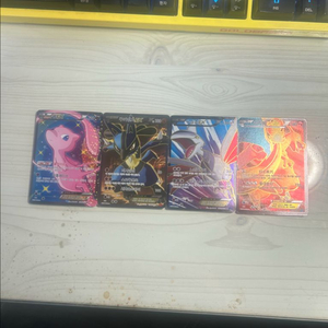 포켓몬카드 뮤sr, 리자몽sr, 루카리오sr, 무장조sr 일괄판매 이미지