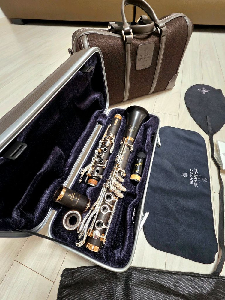 BuffetCrampon Legend 평생보물로 가치를보전받는 고급클라리넷 은은한갈색나무빛목관 1430->1250--7