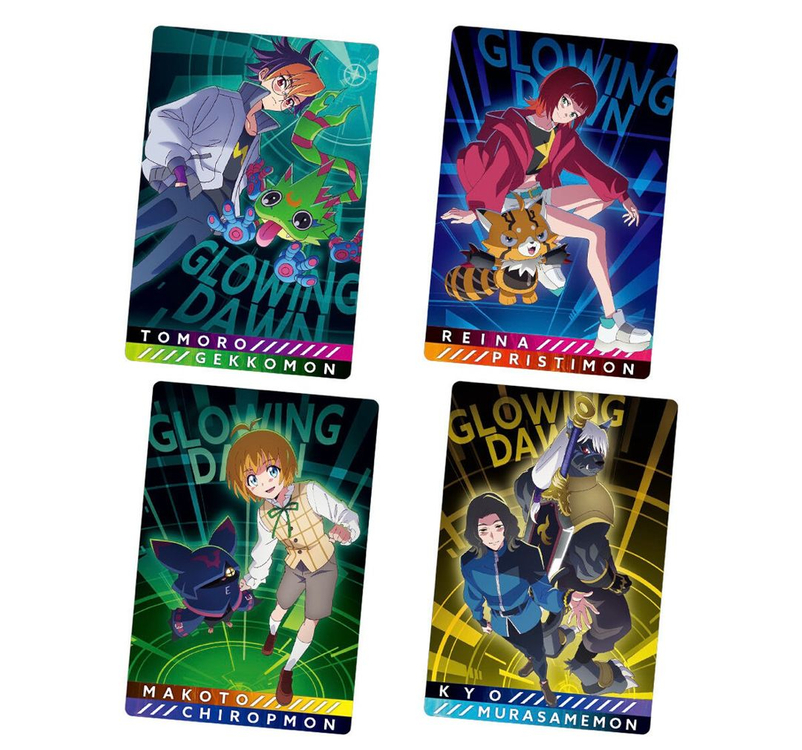 디지몬 비주얼 아트 컬렉션 카드 웨하스 반다이 미개봉 미사용 새상품--3