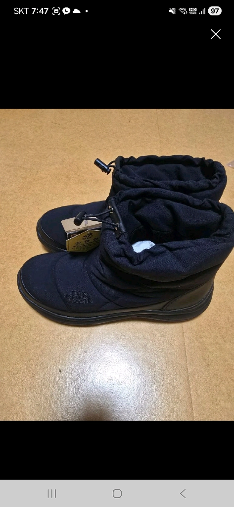 [280]노스페이스구스방한화블랙 NS99Q63A 이미지