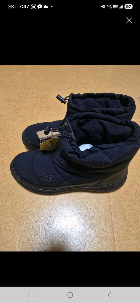 [280]노스페이스구스방한화블랙 NS99Q63A--3