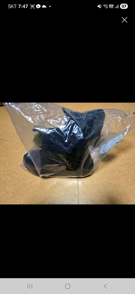 [280]노스페이스구스방한화블랙 NS99Q63A--4