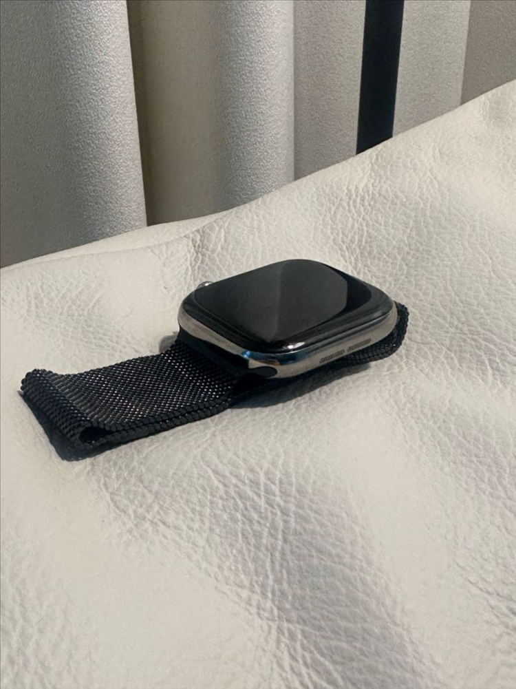 애플워치10 네추럴티타늄 이미지